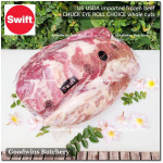 Beef CHUCK EYE ROLL US USDA CHOICE brand SWIFT frozen whole cuts +/- 11kg (price/kg) PREORDER 2-3 days notice